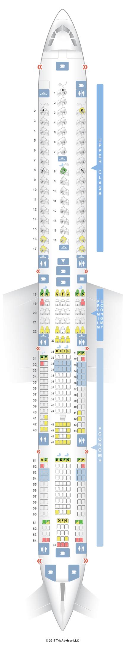Seatguru Seat Map Virgin Atlantic Airbus A340 600 346