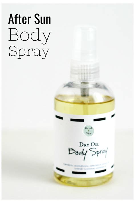 Diy Dry Oil Body Spray Great For Dealing With Dry Winter Skin Hearth