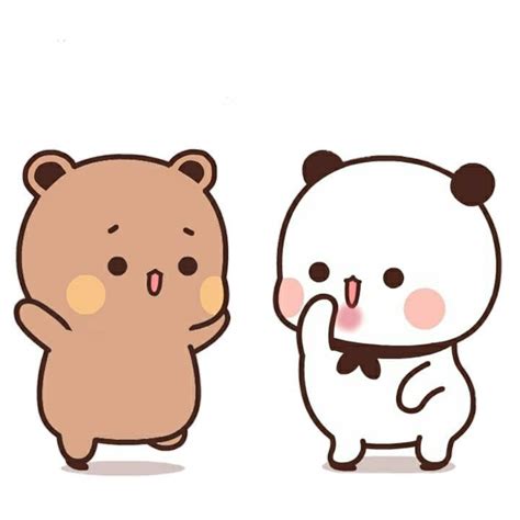 Pin By Jessica Corley On Kawaii Panda Bear Couple In 2020 Cute Love