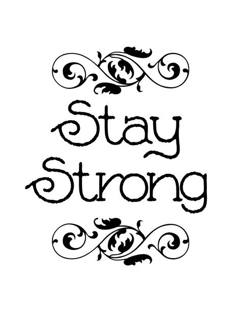 Download stay strong for yourself photos by micens. Stay Strong DIY Downloadable Wall Art - WeDNA WeDoNotAgree