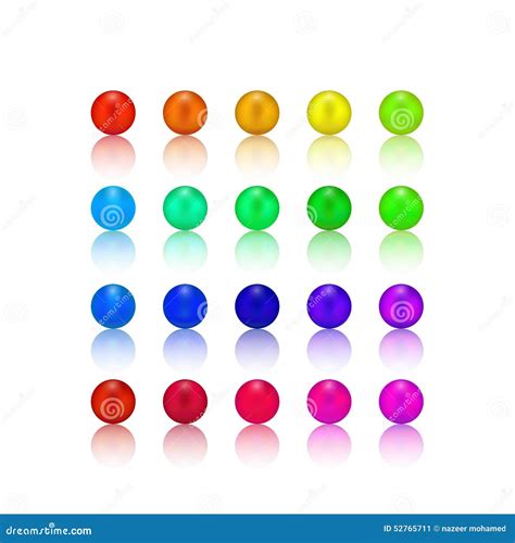 Pearl Candy Colorful Set Stock Vector Illustration Of Beautiful