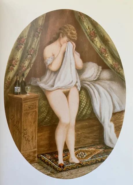 Art Graphic Lithography Antique Print Art Vintage Erotic Antique Virgin