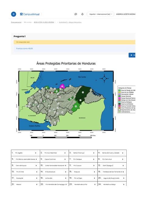 Actividad 5 Mapa Interactivo Ambiental Mis Cursos Español