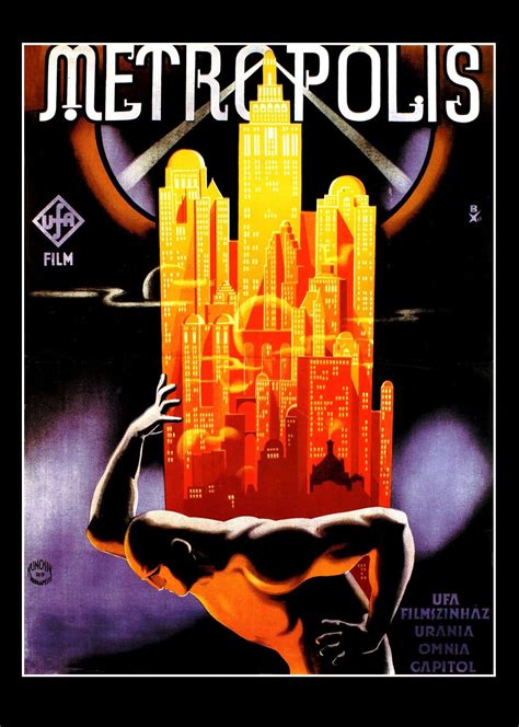 Jozsef Bottlik Metropolis Poster Movie Posters Vintage Art Deco Posters