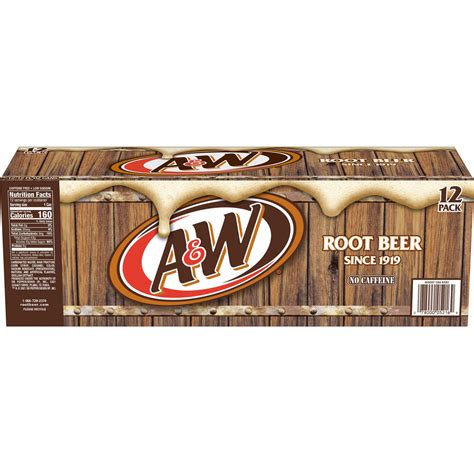 Aandw Root Beer 12 Packs American Food Ave