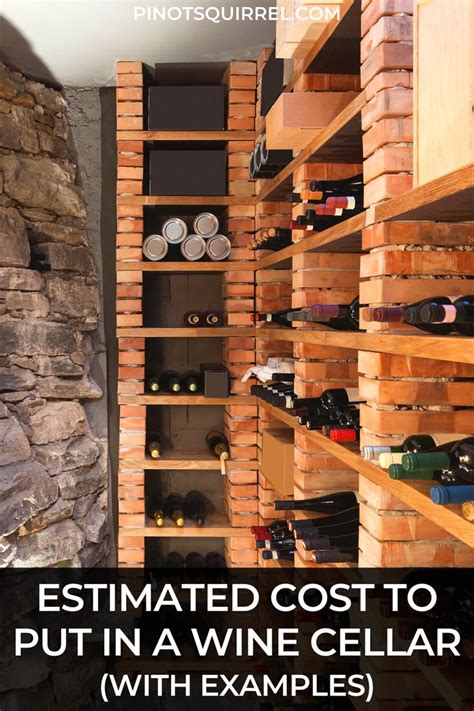 Follow these instructions to add a wine cellar to your basement. Estimated Cost To Put In A Wine Cellar (With Examples) in 2020 | Home wine cellars, Wine cellar ...