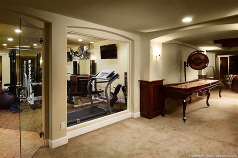 Basement Exercise Room View Of The Work Out Room Showcasing A Full