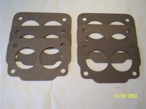 Pontiac Tri Power 2g Gaskets 6 Rochester Gto Big Base Ebay