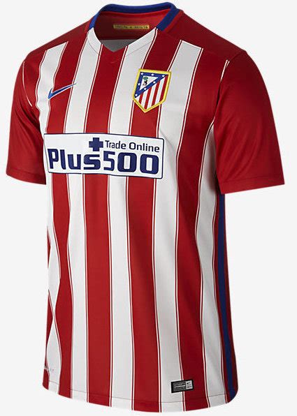 Atletico madrid (club atlético de madrid) 2018/19 kits for dream league soccer 2018, and the package includes complete with home kits, away and third. New Atletico Madrid Kit 15-16- Nike Atleti Home Jersey ...