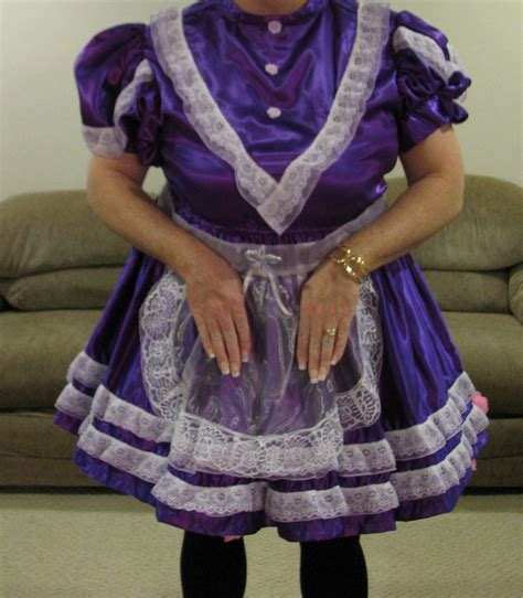 Chrisissy Sissy Maid In Purple Showing French Nails Flickr