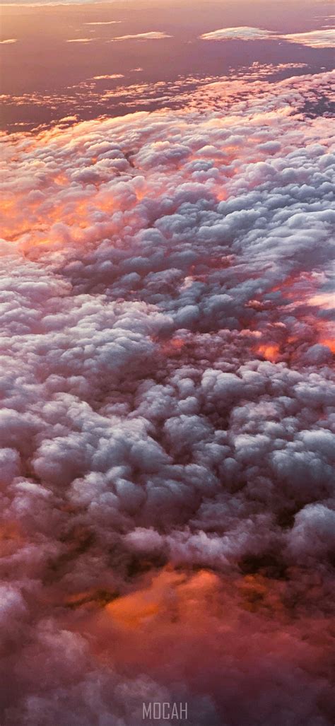 Atmosphere Orange Horizon Sky Cloud Lenovo Z6 Youth 1080x2340 Hd