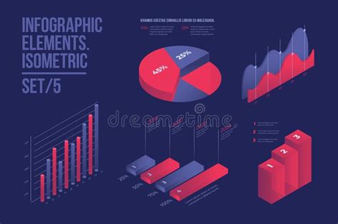 Set Of Colorful Infographic Vector Elements Presentation Graphics