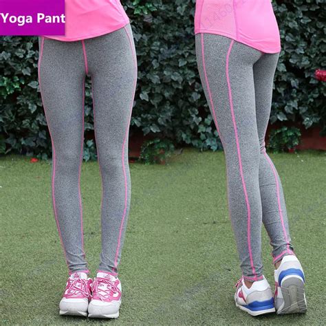 summer thin grey yoga pants sexy high waist fitness gym sportswear trousers skinny slim athletic