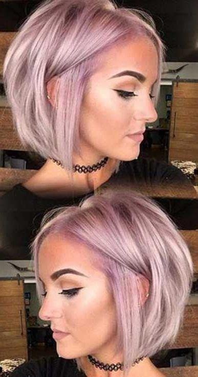 Women with thick hair may be hesitant to try out a short hairstyle in lieu of having frizzy or poofy hair, but there are options which help you avoid these issues. 45 Rose Gold Hair Color Ideas for Short Haircuts This Year ...