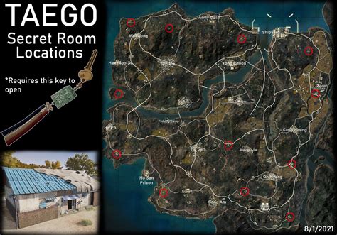 PLAYERUNKNOWN S BATTLEGROUNDS All Secret Room Location In NEW TEAGO