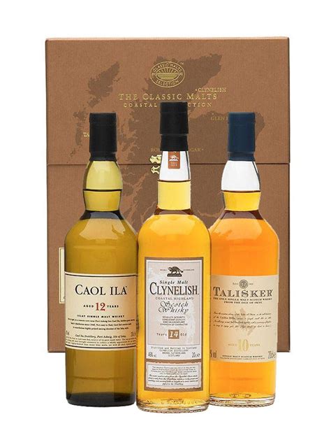 The Classic Coastal Malts Scotch Whisky Collection 200ml X 3 The