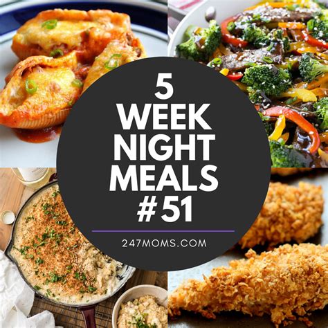5 Easy Weeknight Meals 51 24 7 Moms