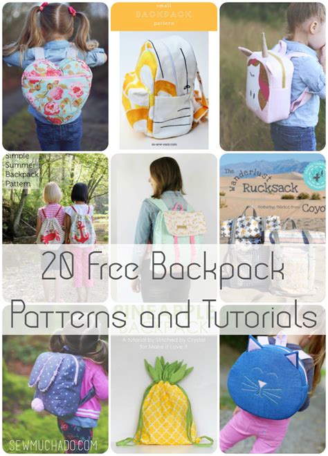 35 Designs Toddler Backpack Sewing Pattern Pdf Corrinesorcha