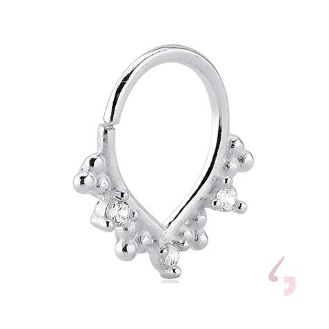 Piercing Indiano Arabesco Septo Prata 925 8mm Shopee Brasil