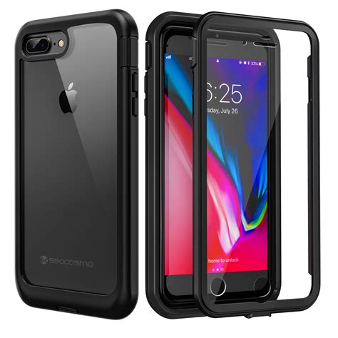 Seacosmo Iphone 7 Plus Caseiphone 8 Plus Case Shockproof Dustproof