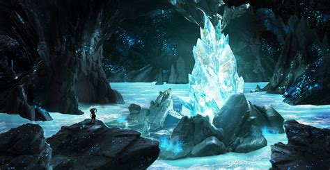 Artstation Fantasy Crystal Cave