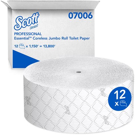 Scott Coreless High Capacity Jumbo Roll Toilet Paper With Elevated