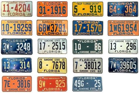 Florida public adjusters have to provide a number of materials when applying for a florida if you've already passed an exam prior to licensure, you have one year from the passing date to apply for a license. Vintage Florida license plates. | Florida license plates ...