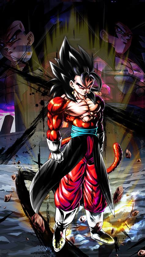 Some characters have add ages distortions. Xeno Vegito SSJ4 Legends Custom Mobile Wallpaper by davidmaxsteinbach on DeviantArt in 2020 ...