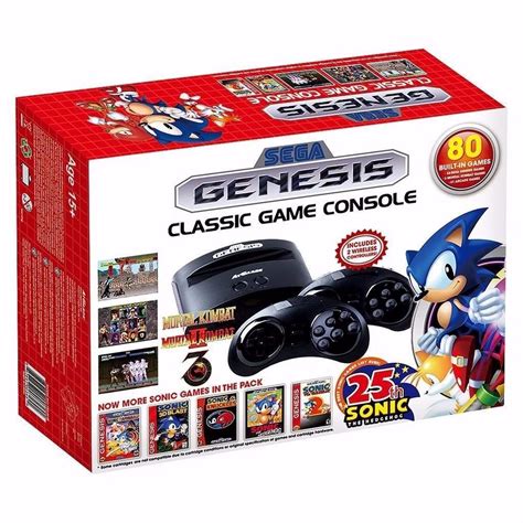 Console Sega Genesis Mega Drive Classic Game Retro 80 Jogos R 42298
