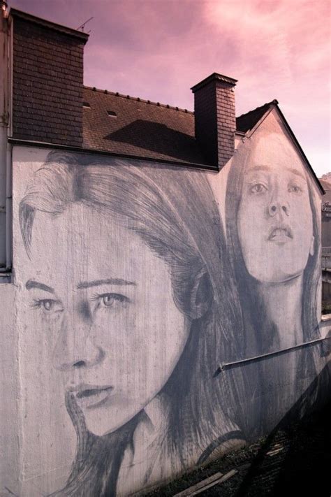 Rone Portraits Au Coeur De Vannes D Street Art Art Urbain