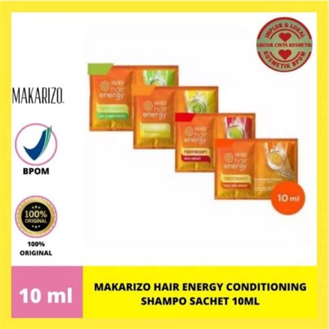 Jual Makarizo Hair Energy Conditioning Shampoo Ml Shopee Indonesia