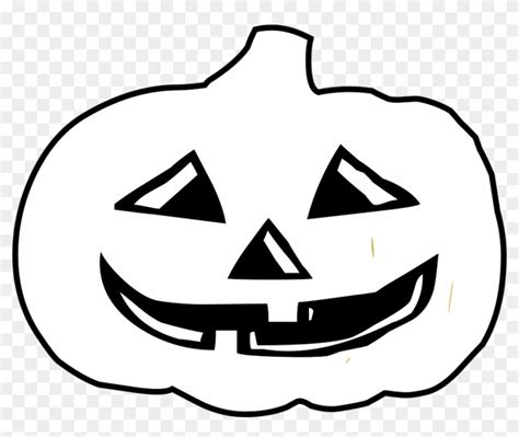 Scary Pumpkin Png Black And White Halloween Pumpkin Black And White