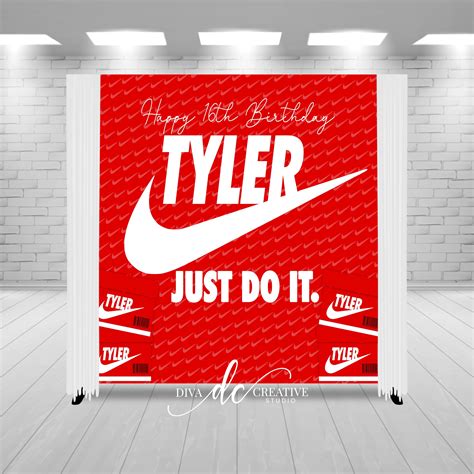 Just Do It Backdrop Print and Ship – Diva Creative Studio