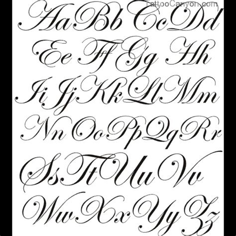 Tattoo fonts can make or break the design of your ink. Tattoo Fonts Script Alphabet Free Download 7080 Picture ...