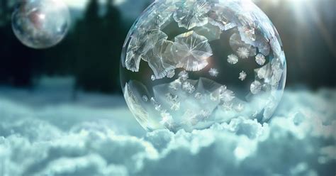 Sony Captures Unique Natural Phenomenon Of Bubbles Freezing In All