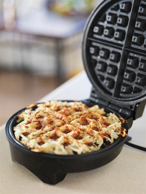There are many variations based on the type of waffle iron and recipe used. Things you can make in a waffle iron