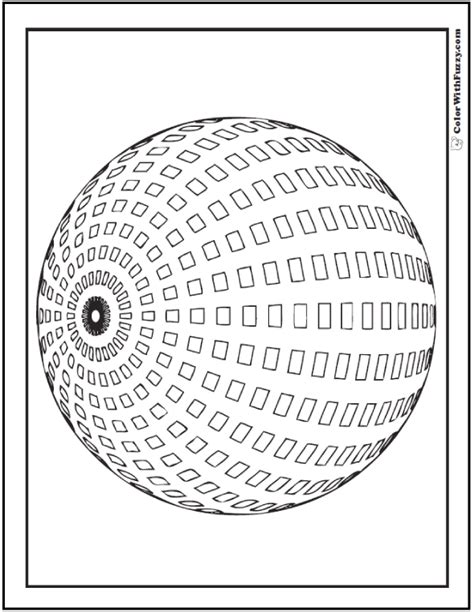 3d geometric shapes coloring book. 80+ Shape Coloring Pages Digital PDF, Squares, Circles ...