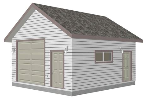 16 X 20 Shed Plans Build A Storage Building A Multipurpose Wood Shed