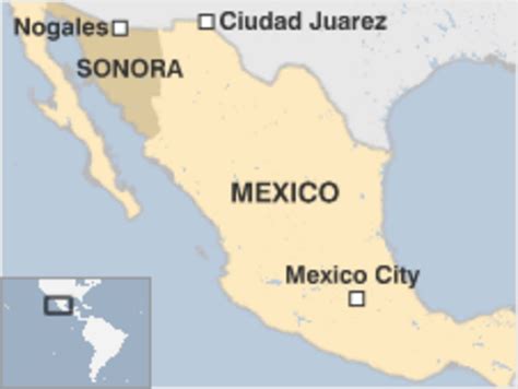 Mexican Gang Gunfight Near Us Border Leaves 21 Dead Bbc News