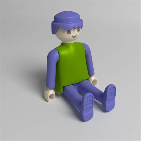 Playmobil Toy Man 3d Model In Toys 3dexport