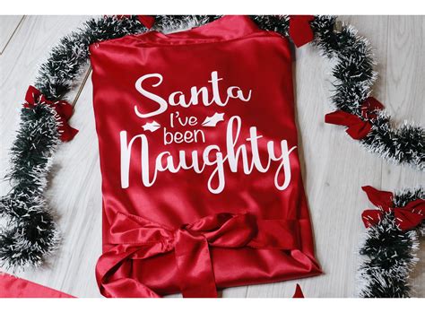 Santa Ive Been Naughty Personalised Christmas Robe