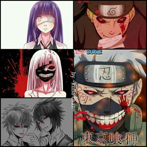 Naruto Tokyo Ghoul Crossover Tokyo Ghoul Crossover Anime Crossover