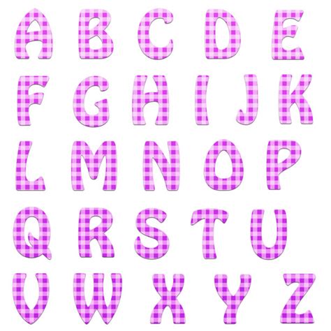 Alphabet Letters Gingham Checks Free Stock Photo Public Domain Pictures