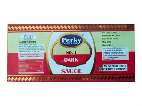 Perky 200gm Dark Soya Sauce Packaging Type Bottle At Rs 14bottle In