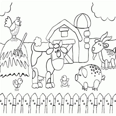 Farm Scenes Drawing At Getdrawings Free Download