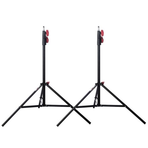 Lencarta Lightweight Patented Light Stand 190cm Pack Of Two
