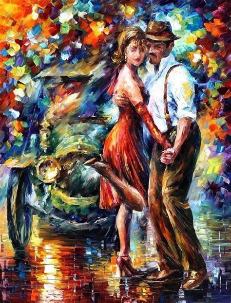 Old Tango By Leonid Afremov Art Painting Oil Oil Painting On Canvas