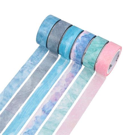 natural color washi masking tape sticky paper tape for diy decorative craft t wrapping set