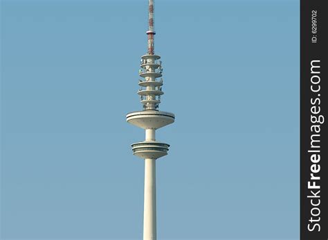 The Television Tower Of The German City Hamburg Free Stock Images