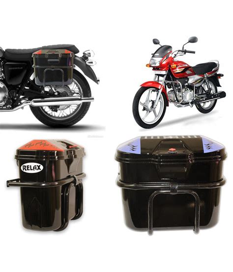 Good quality popular promotional for bike hero honda super splendor connecting rod price. Relax Bike Luggage Side Box For Hero Motocorp Super ...